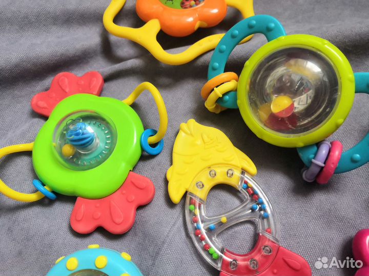 Игрушки пакетом погремушка прорезыватель