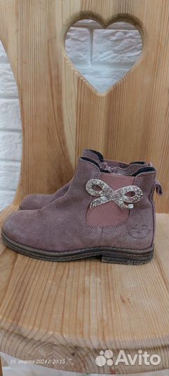Ботинки демисезонные для девочки 25 размер