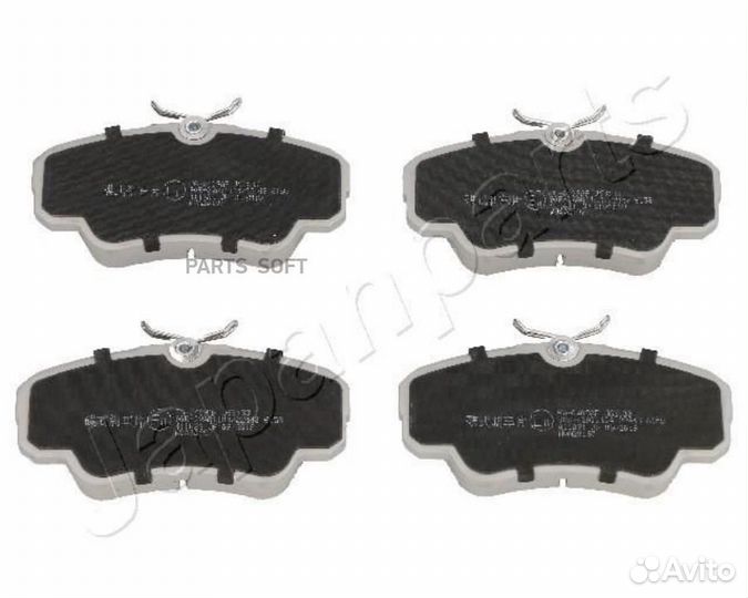 Japanparts PA-0409AF Колодки тормозные opel omega