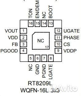 Микросхема RT8209lzqw JX