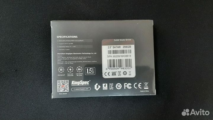 Новые SSD Kingspec 256Gb