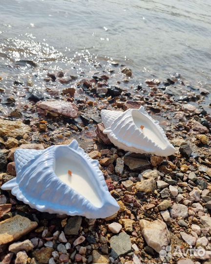 Ароматическая свеча в гипсе