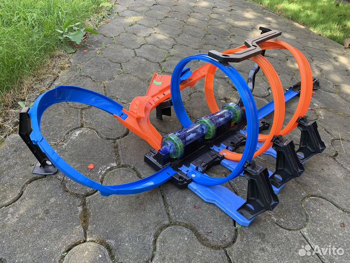 Hot Wheels Экшн Автотрек Винтовое столкновение