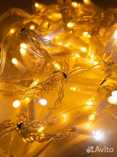 Гирлянда штора уличная 3х3