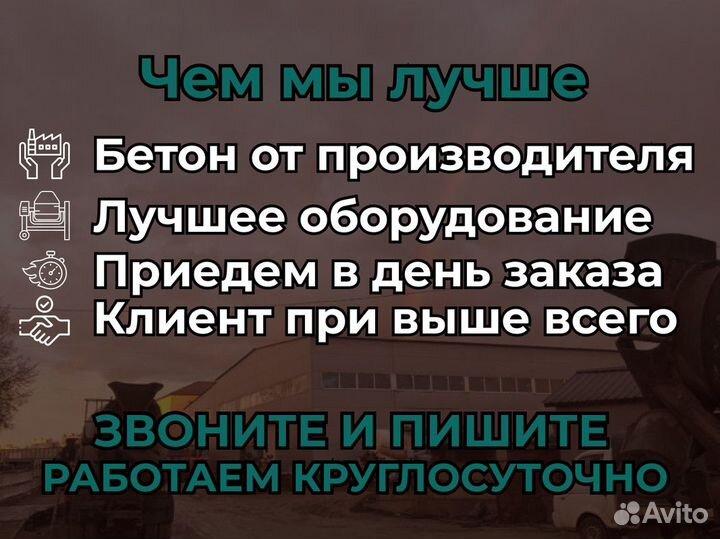 Бетон / Раствор / Бетон с доставкой