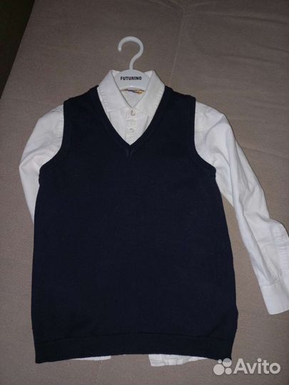 Школьная форма для мальчика брюки жилет рубашка