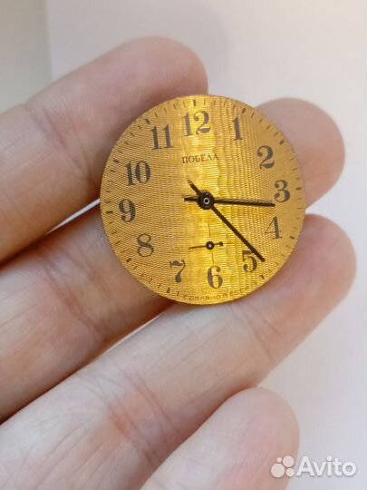 Часы СССР механизм циферблат победа гельоше