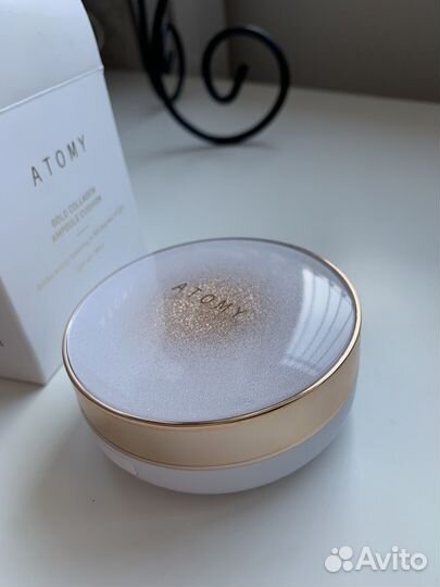 Atomy кушон с коллагеном и золотом spf 45