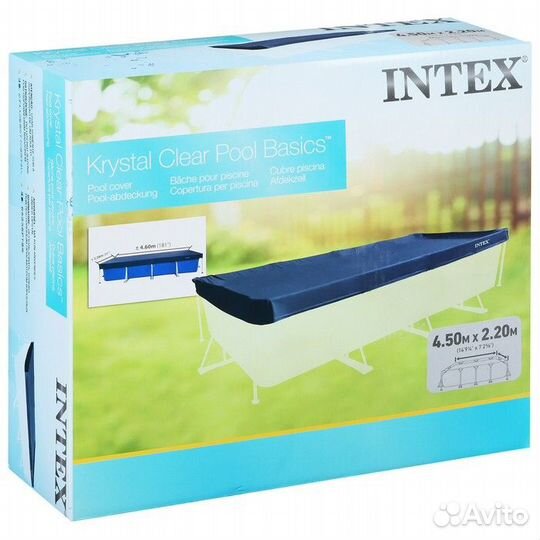 Тент Intex на каркасный бассейн 460 х 226 см