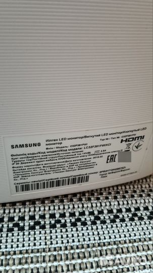 Монитор Samsung c32f391fwi