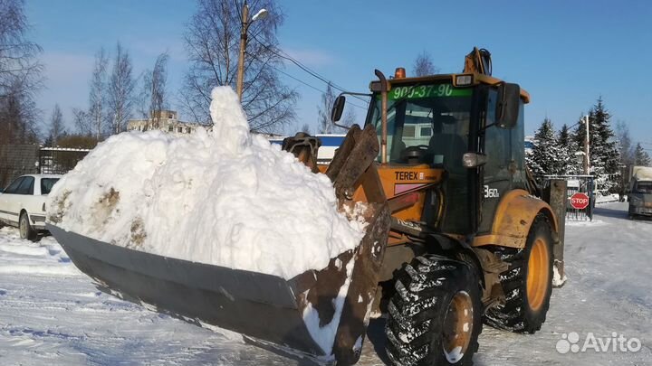 Экскаватор погрузчик+ самосвал- песок щебень земля