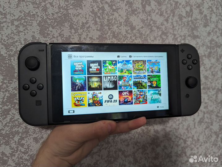 Nintendo switch rev 2 прошитая 20 игр