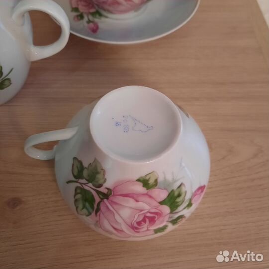 Чайный сервиз,Дулево. Розы