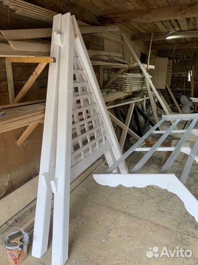 Качели дачные с навесом