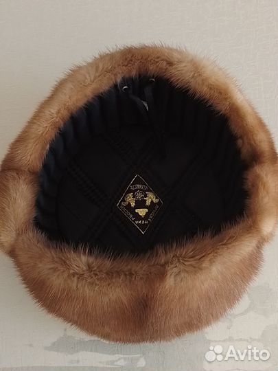 Мужская шапка норковая