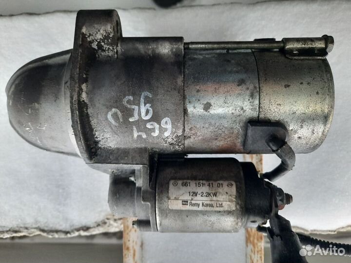 Стартер SsangYong Kyron Actyon Rexton A6611514101