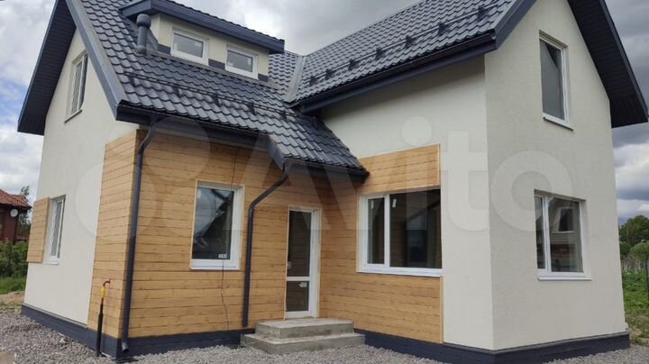 Коттедж 130 м² на участке 10 сот.