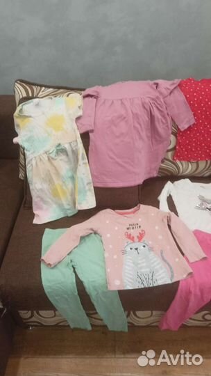 Вещи пакетом для девочки 104 110размер