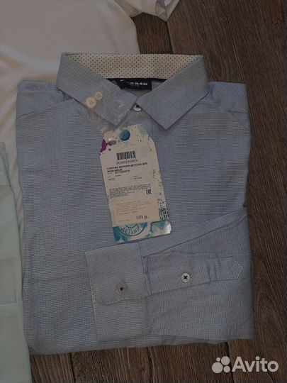Рубашки Акула нов,поло,одежда в школу 140-146