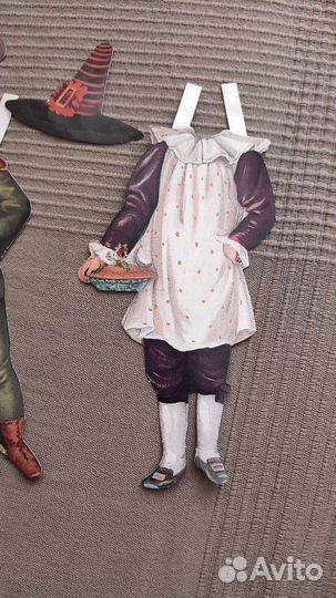 Бумажные куклы в английском стиле