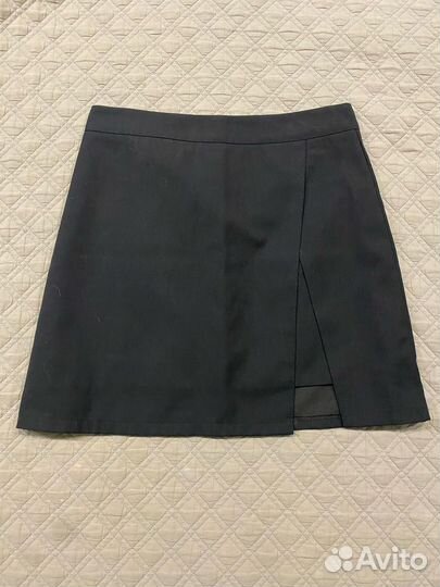 Брюки юбка befree,черный топ