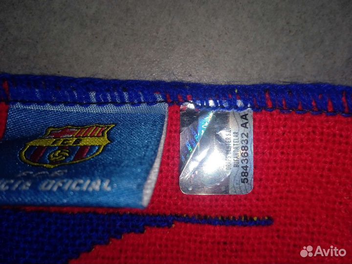 Шарф футбольный Новый Оригинал из Барселоны