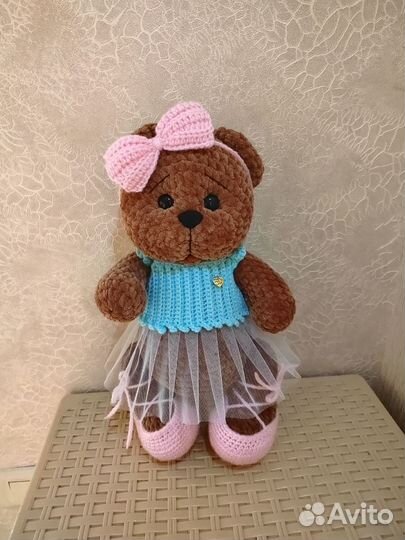 Вязанный мишка