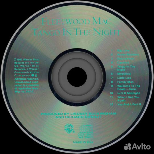 Fleetwood Mac Tango In The Night CD