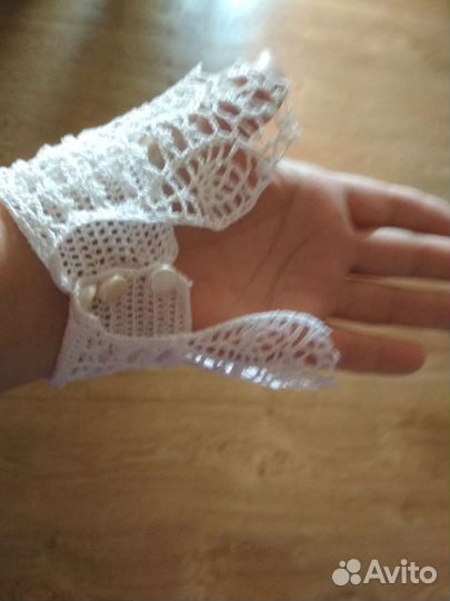 Кружевные манжеты ручной работы