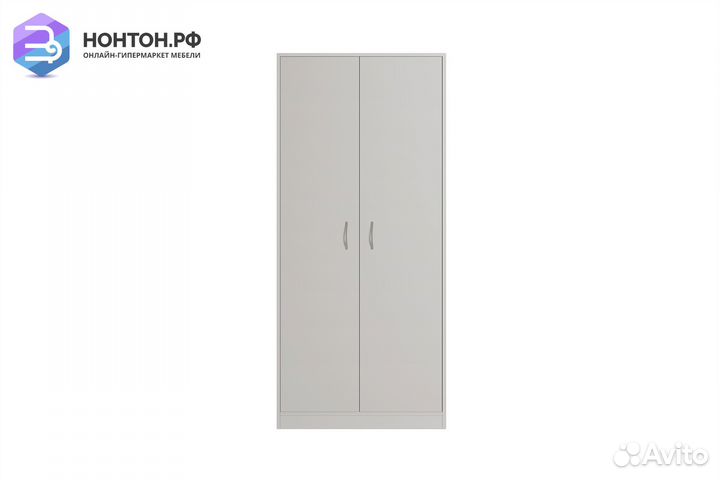 Шкаф двухстворчатый Орион белый