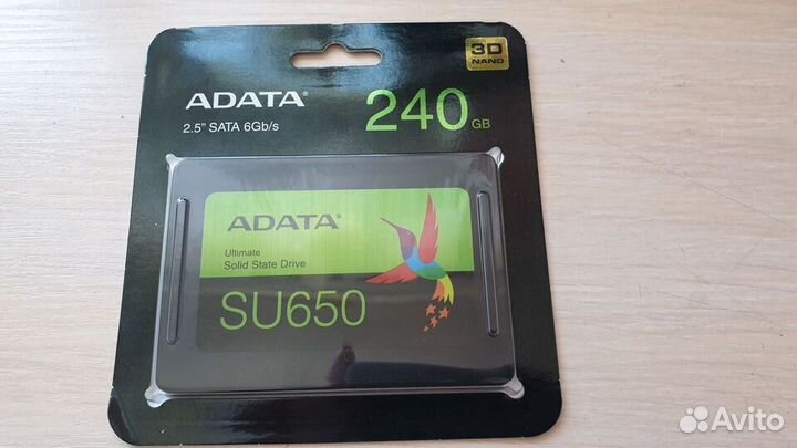 Жёсткий диск ssd Adata 240 гб новый