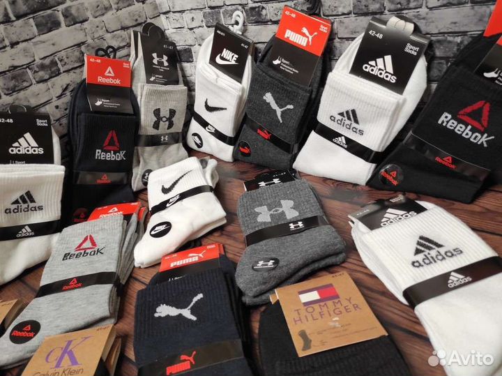 Носки Nike Adidas Puma Tommy Hilfiger