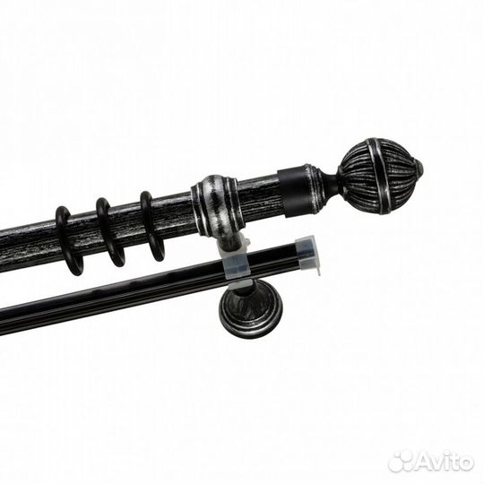 Карнизы для штор двухрядный, 3 метра