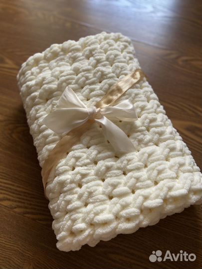 Плед детский плюшевый