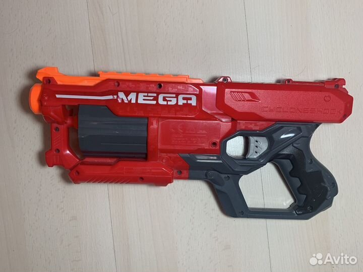 Бластер nerf mega cycloneshock