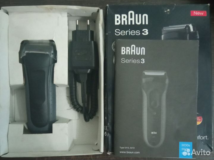 Бритва электрическая braun series-3