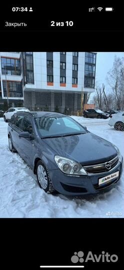 Opel Astra 1.6 МТ, 2007, 172 500 км