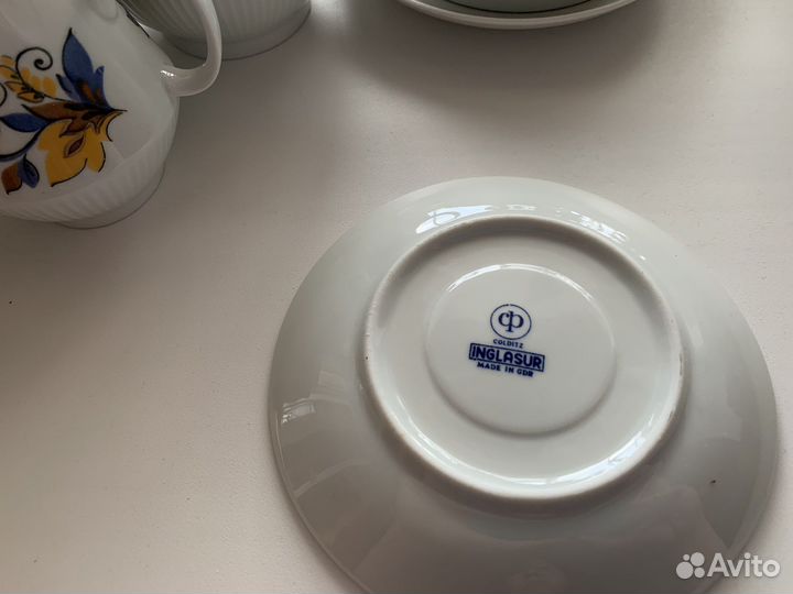 Чайно кофейный сервиз гдр