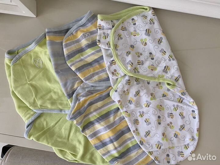 Пеленка кокон на липучках SwaddleMe из органическо