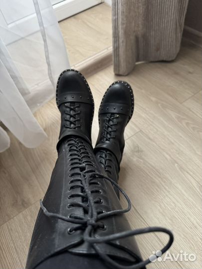 Сапоги женские натуральная кожа 38
