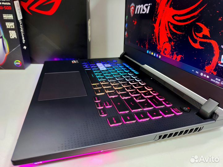 Как новый Asus Rog Strix ips144hz,ryzen7,rtx3050
