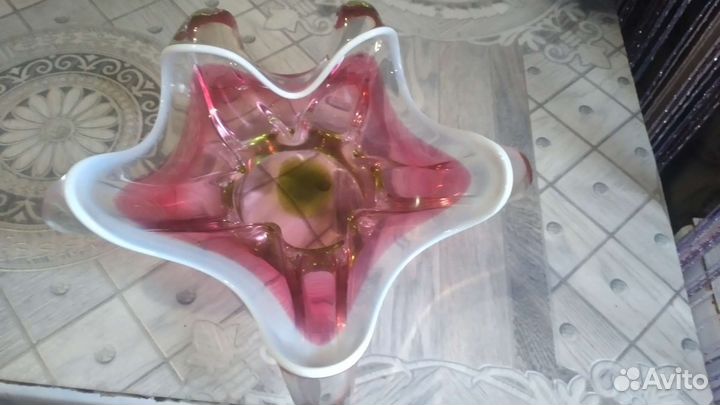 Конфетница медуза Чехословакия