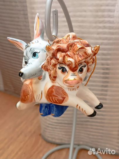 Лефортовский фарфор,ручная роспись, статуэтка