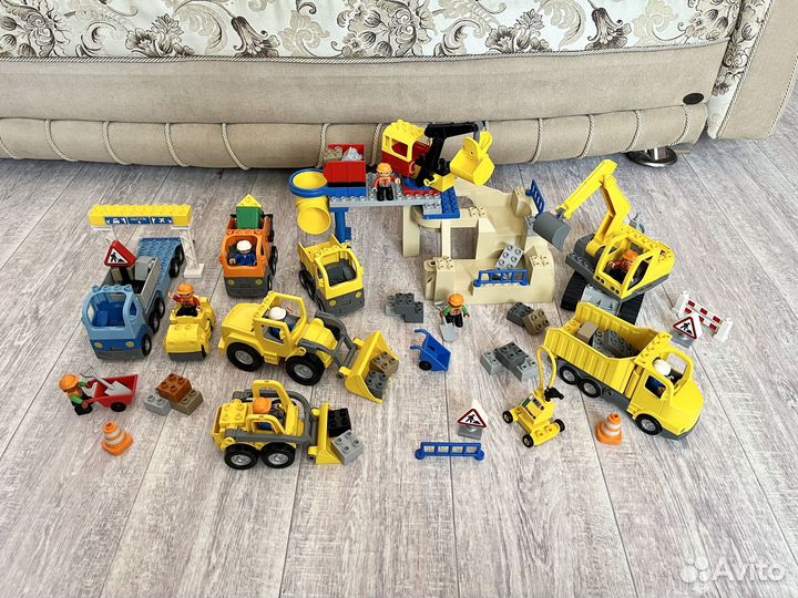 Лего Дупло Большая стройка. Раритет 6 наборов