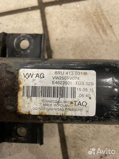 Амортизаторы на volkswagen polo