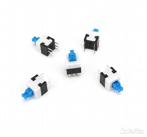 Кнопка переключатель с фиксацией (8х8мм)