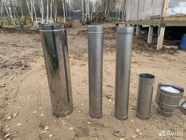 Трубы для дымохода 150 нержавейка (комплект)
