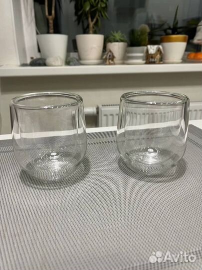 Чашки (стаканы) с двойными стенками