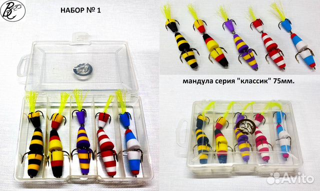 Наборы джиговых приманок Мандула 5шт