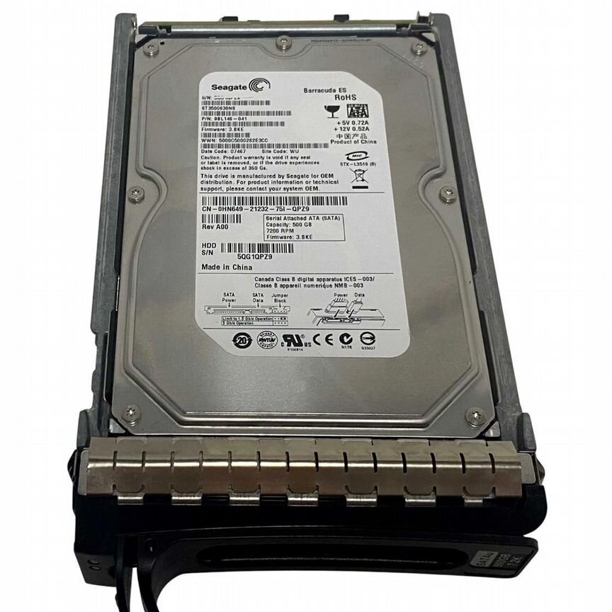 [HN649] Жесткий Диск Dell 500gb Sata3 3,5" Hdd Hn649